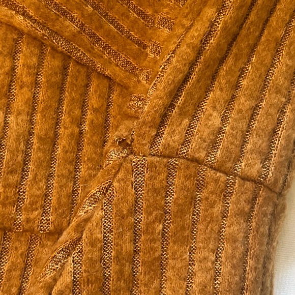 Bodycon Orange Charlotte Russe Dress Used slight defect - Picture 3 of 4